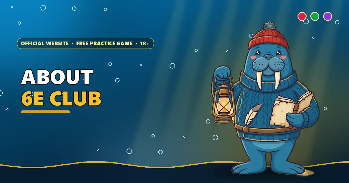 Walrus lighthouse keeper with a lantern for the About 6E Club page